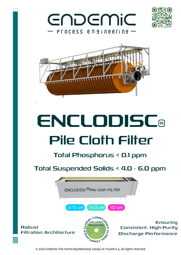 Enclodisc Pile Cloth Filtre