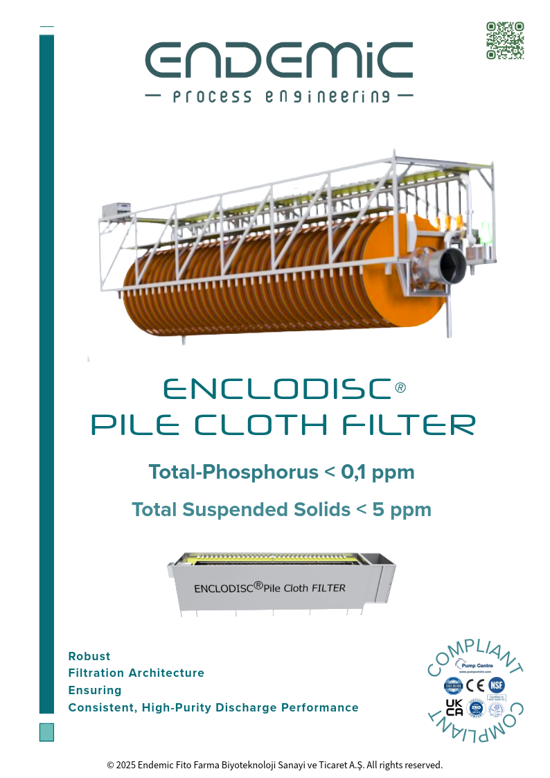 Enclodisc Pile Cloth Filtre